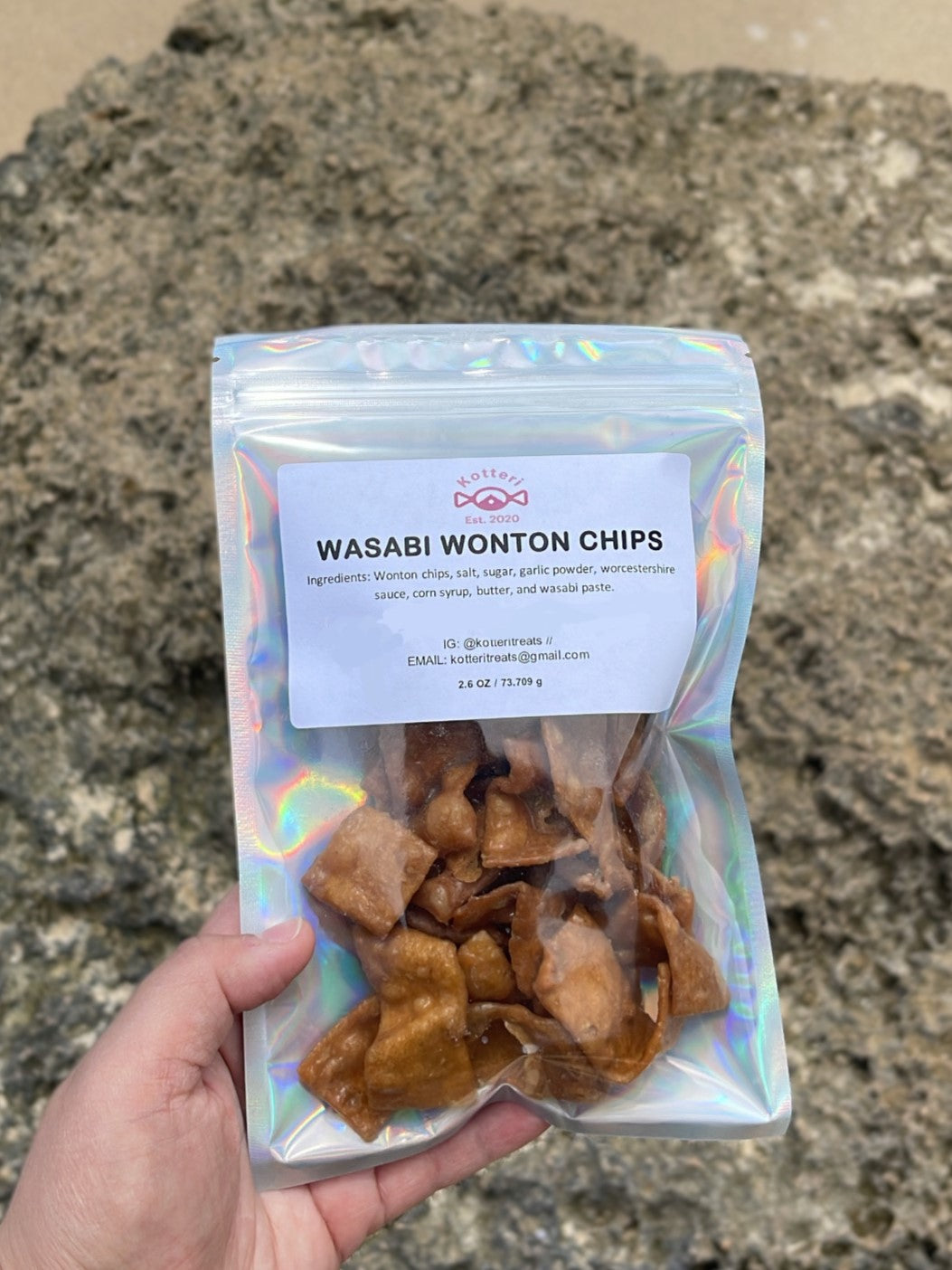 WASABI WONTON CHIPS